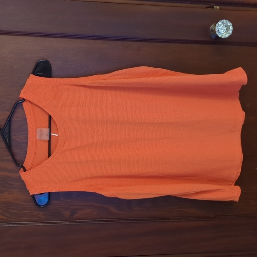 CALIA by Carrie Underwood Orange Sleeveless Tank Top